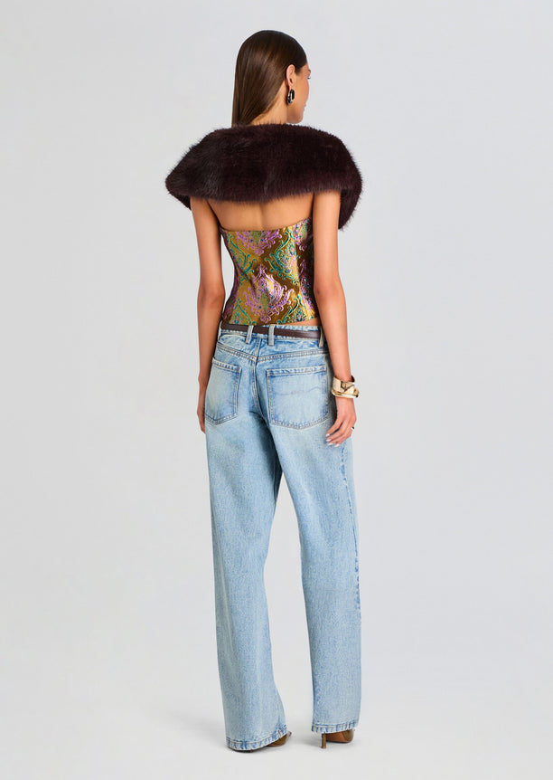 Morro Faux Fur Top