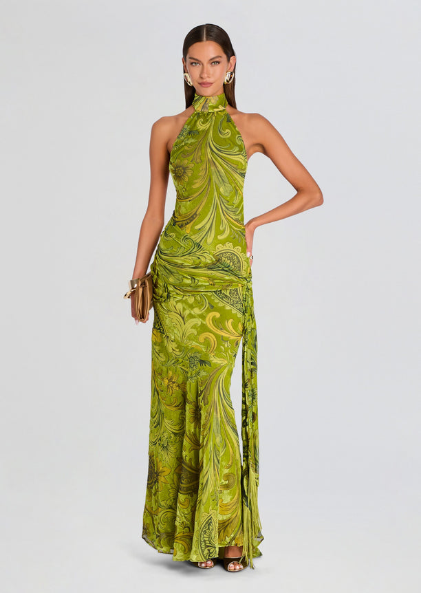 Protea Velvet Dress