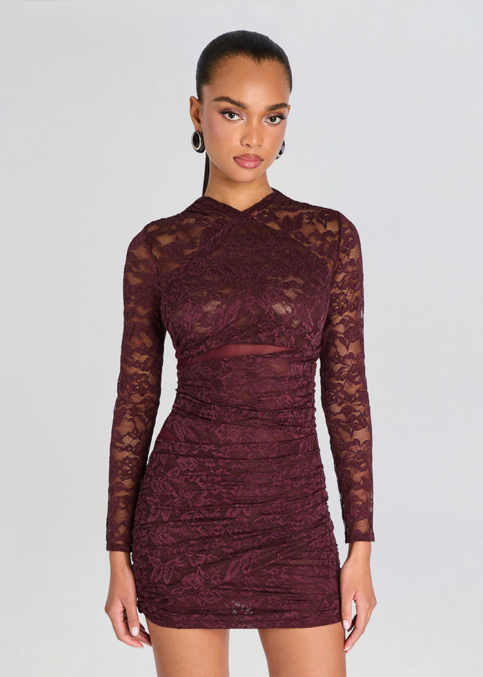 Moxey Ruched Mini Dress media 5 of 5