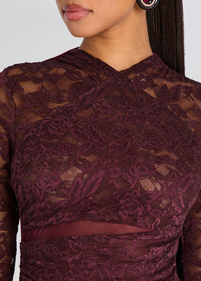 Moxey Ruched Mini Dress media 2 of 5