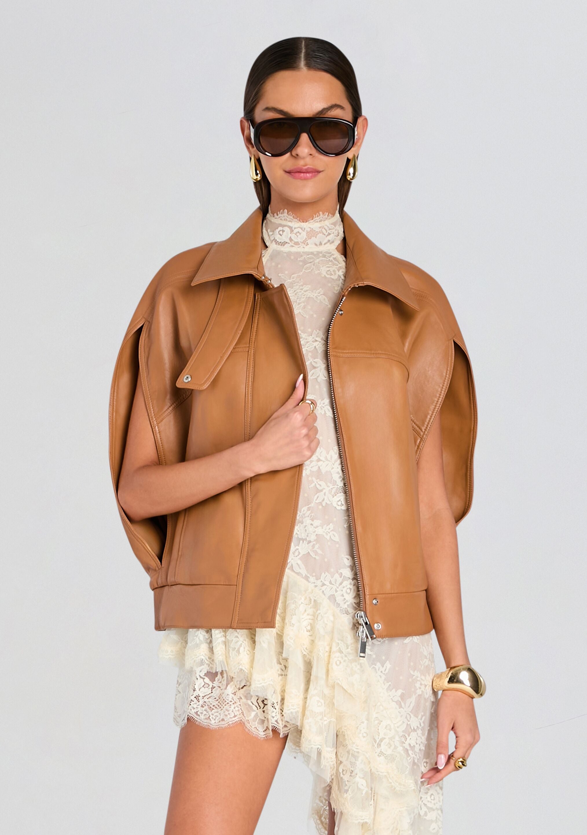 Braxx Leather Cape – Retrofete