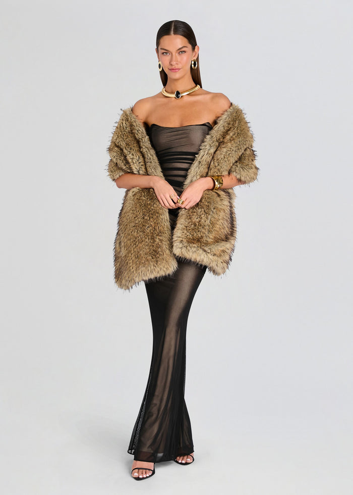 Duchess Faux Fur Stole media 1 of 3