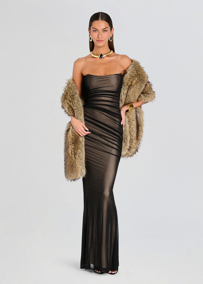 Duchess Faux Fur Stole media 3 of 3