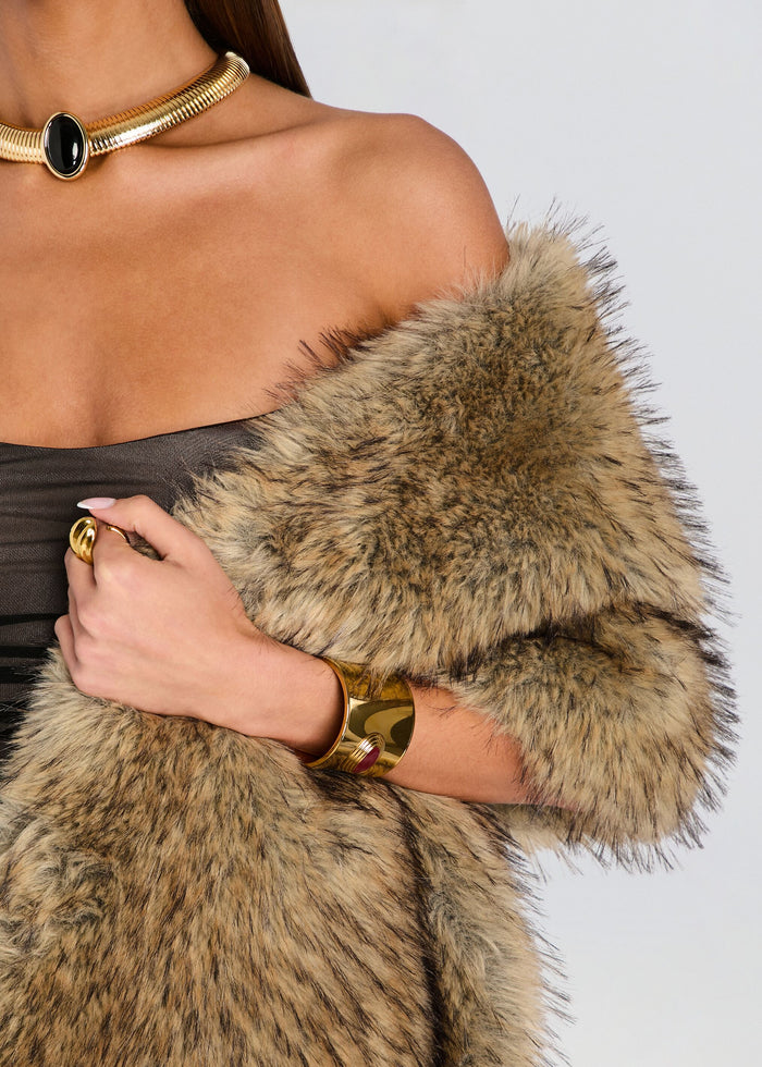 Duchess Faux Fur Stole media 2 of 3
