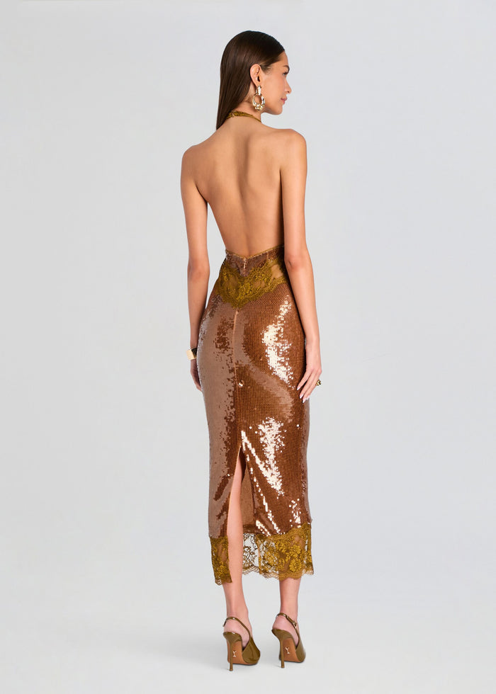 Vicky Sequin Lace Dress media 4 of 5