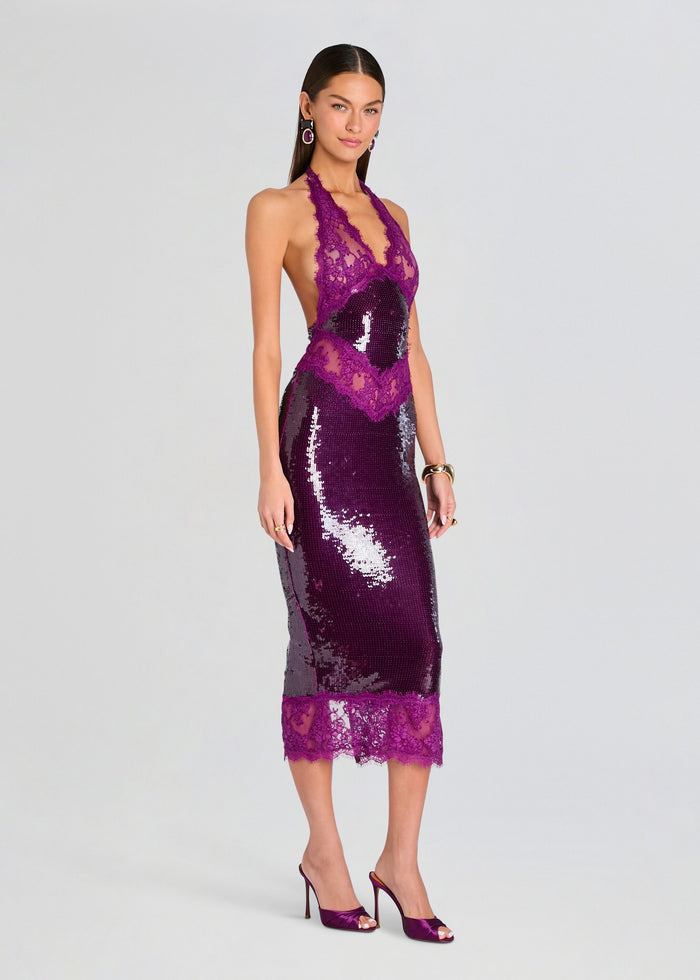 Vicky Sequin Lace Dress media 4 of 6