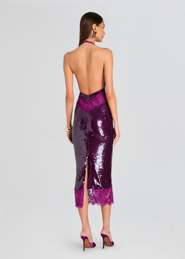 Vicky Sequin Lace Dress media 5 of 6
