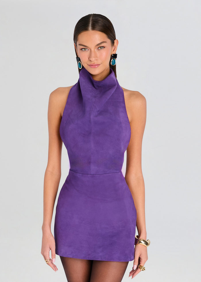 Zoriel Suede Dress media 6 of 6