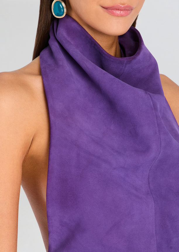 Zoriel Suede Dress