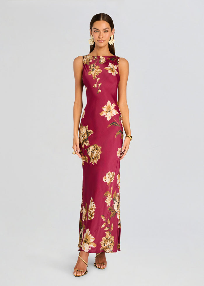 Ashi Cape With Bias Maxi Dress media 3 of 6