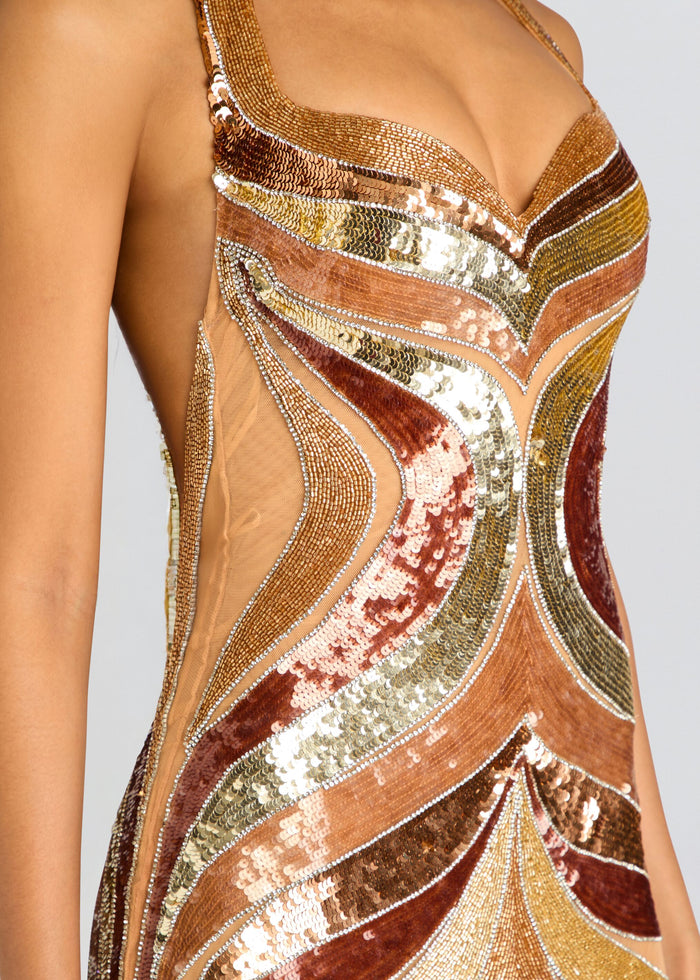 Victorie Embellished Dress media 2 of 5