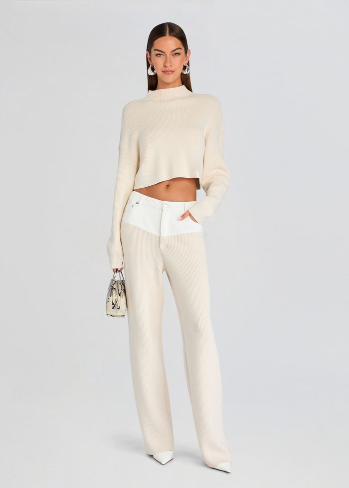 Chani Knit Denim Pant media 2 of 5