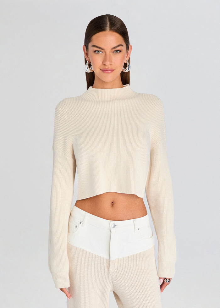 Carmen Mid Cropped Sweater media 1 of 5