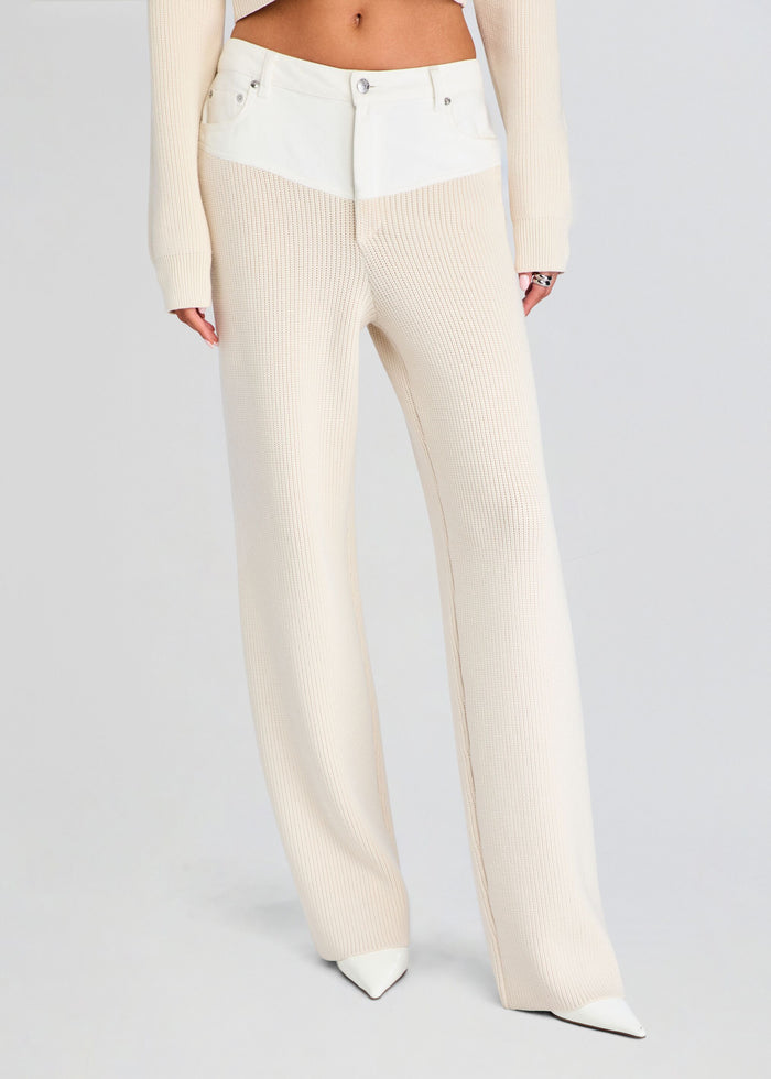 Chani Knit Denim Pant media 1 of 5