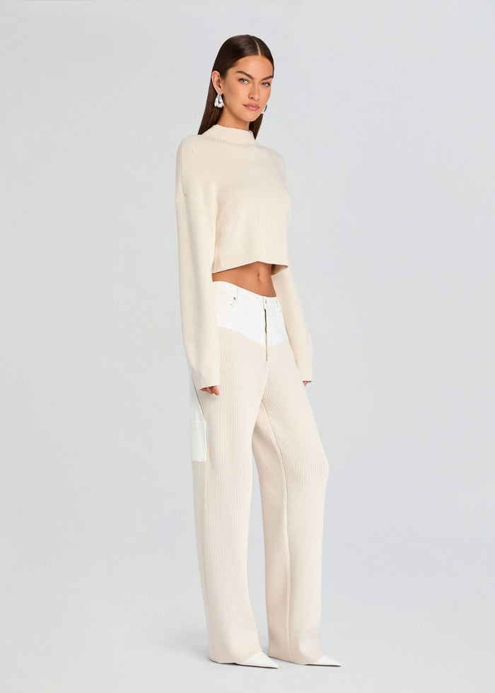 Carmen Mid Cropped Sweater media 4 of 5