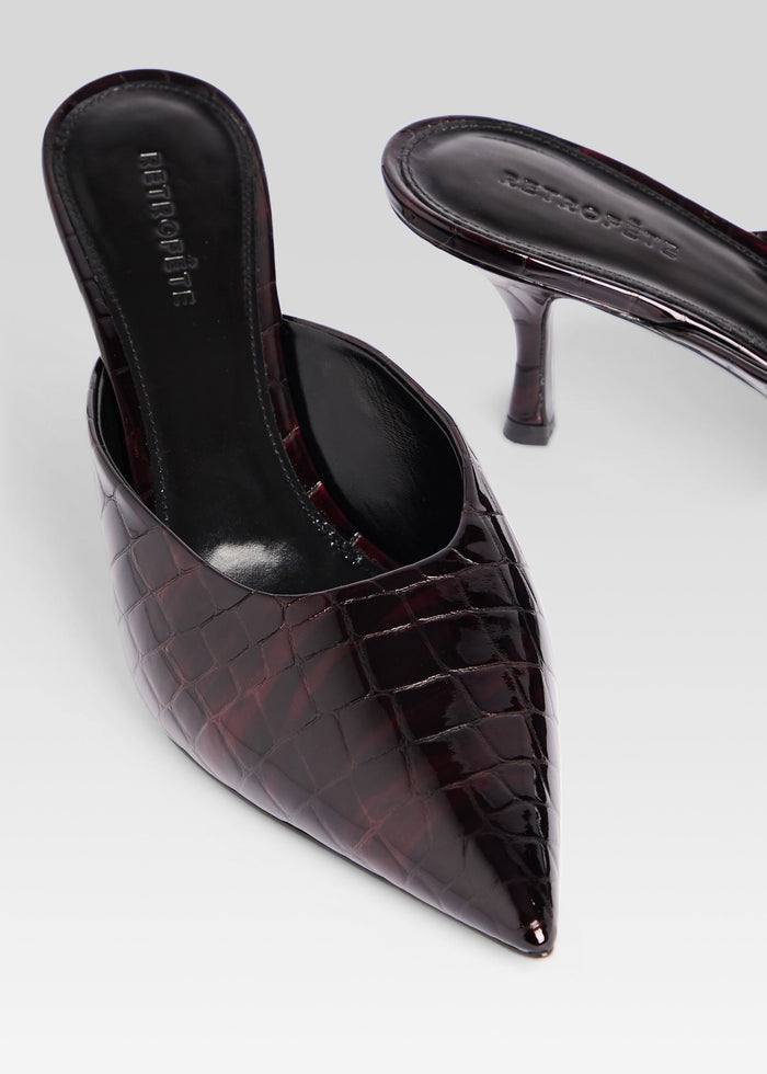 Bonnie Leather Mule