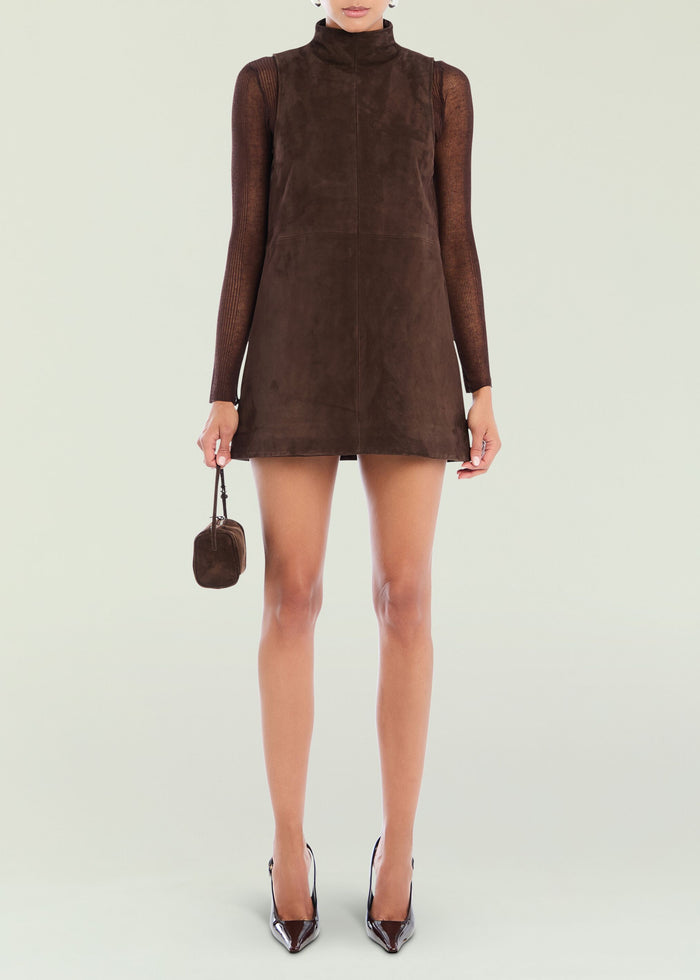 Carina Suede Dress media 1 of 5