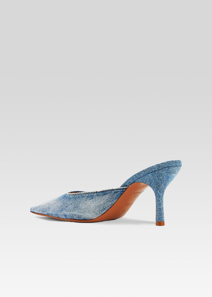 Daphne Denim Mule