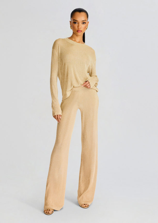 Sheldon Metallic Knit Pant