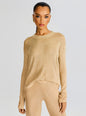 Hana Metallic Knit Top