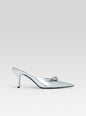 Francesca Leather Kitten Mule
