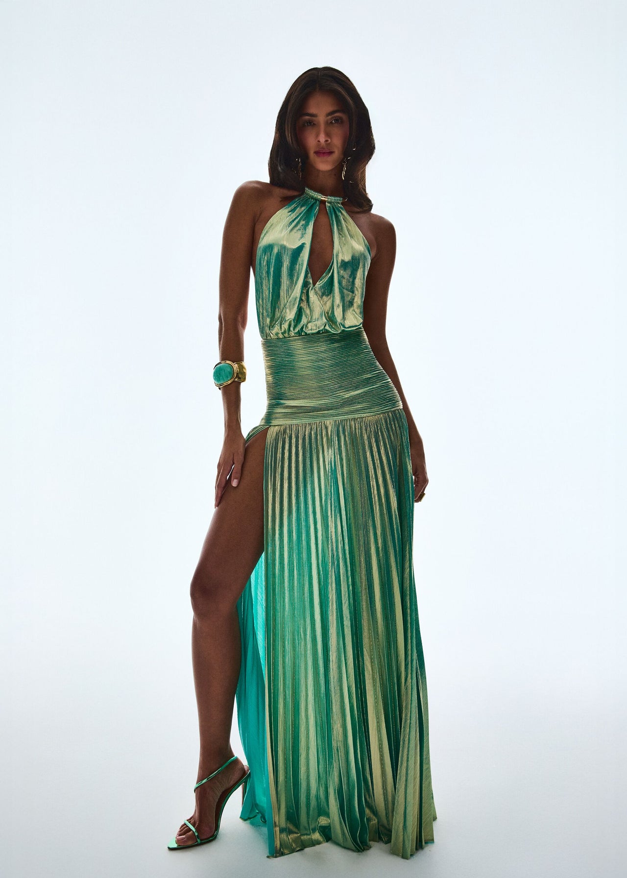 retroféte Women's Faelina Dress - Green