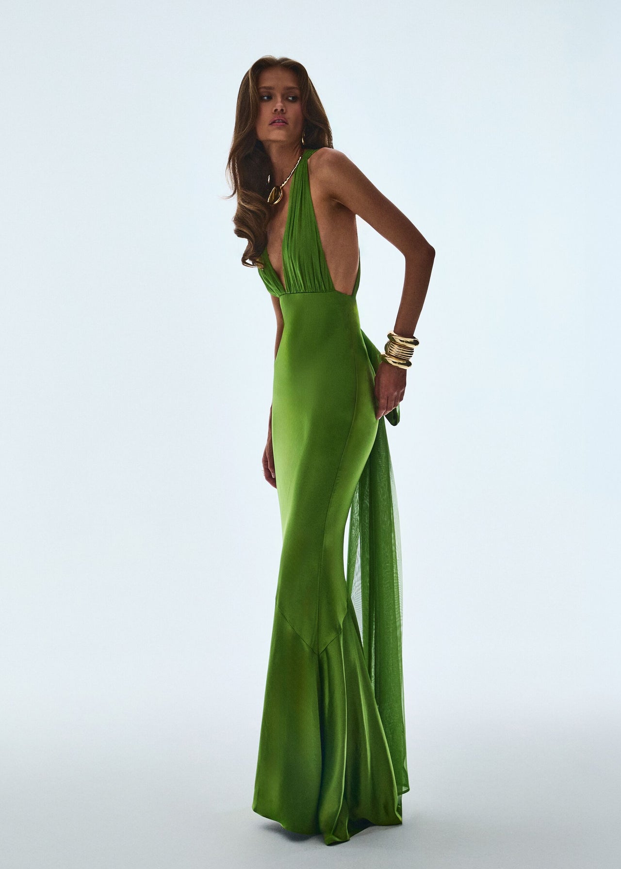 retrofete Fig Dress in Green
