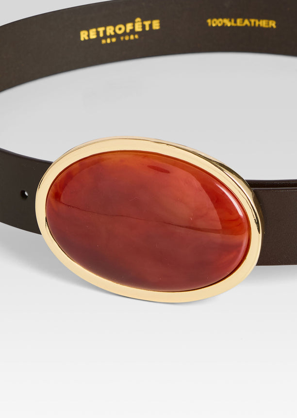 Dagmar High Waist Leather Belt