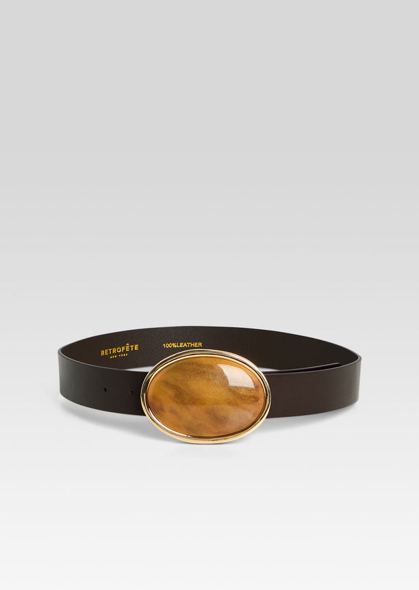 Dagmar High Waist Leather Belt