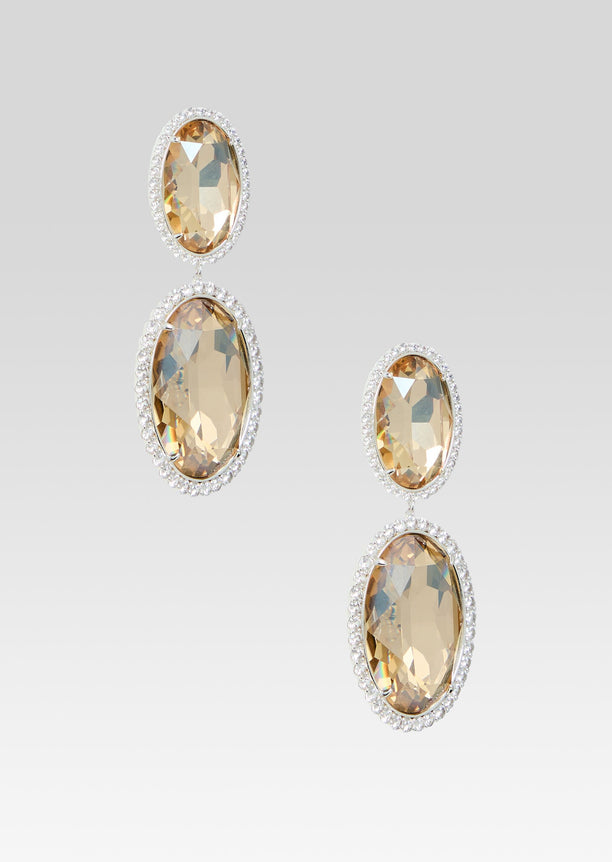 Hilma Gemstone Drop Earrings