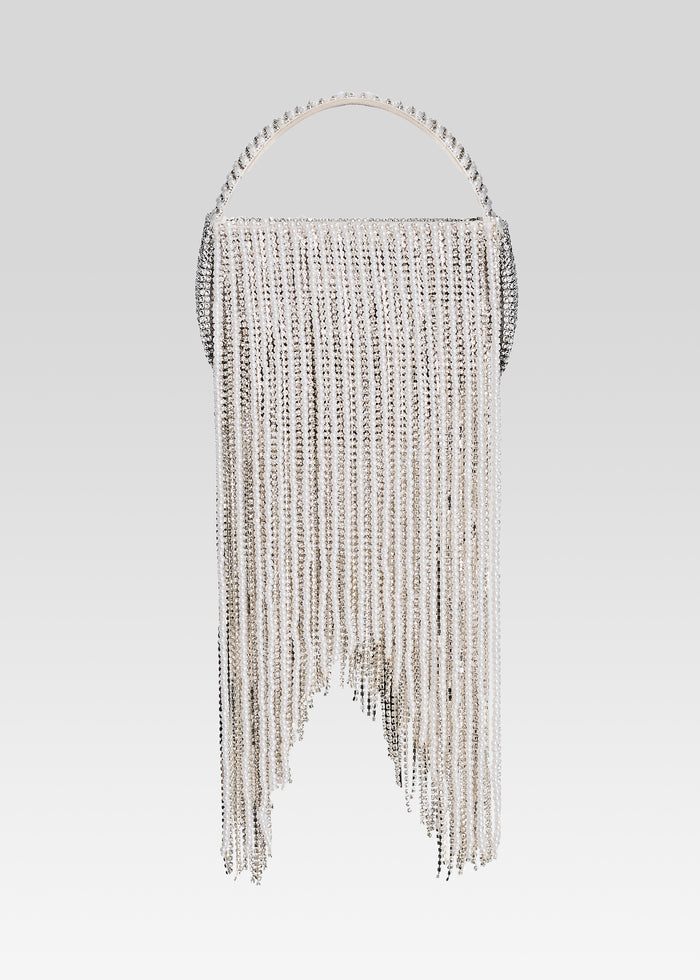 Estel Small Pearl Fringe Bag