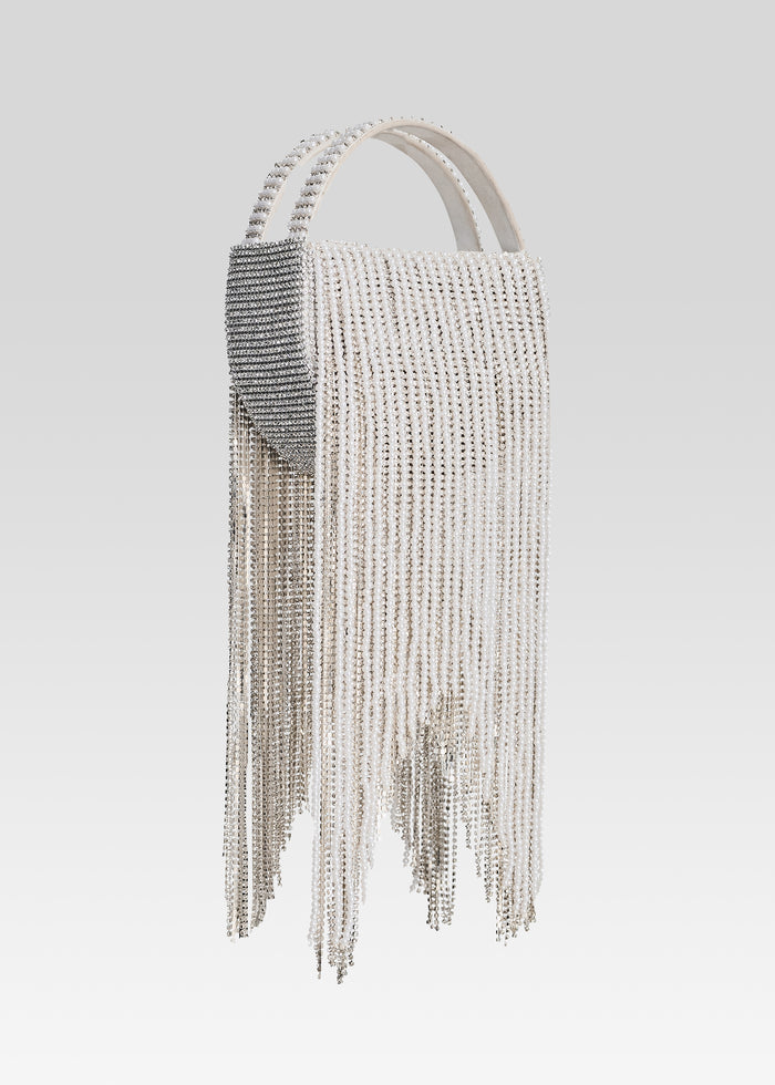 Estel Small Pearl Fringe Bag