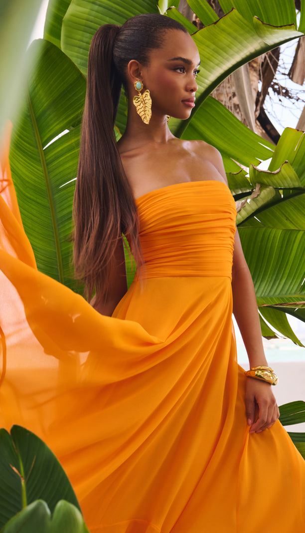 Abira One Shoulder Long Dress – Retrofete