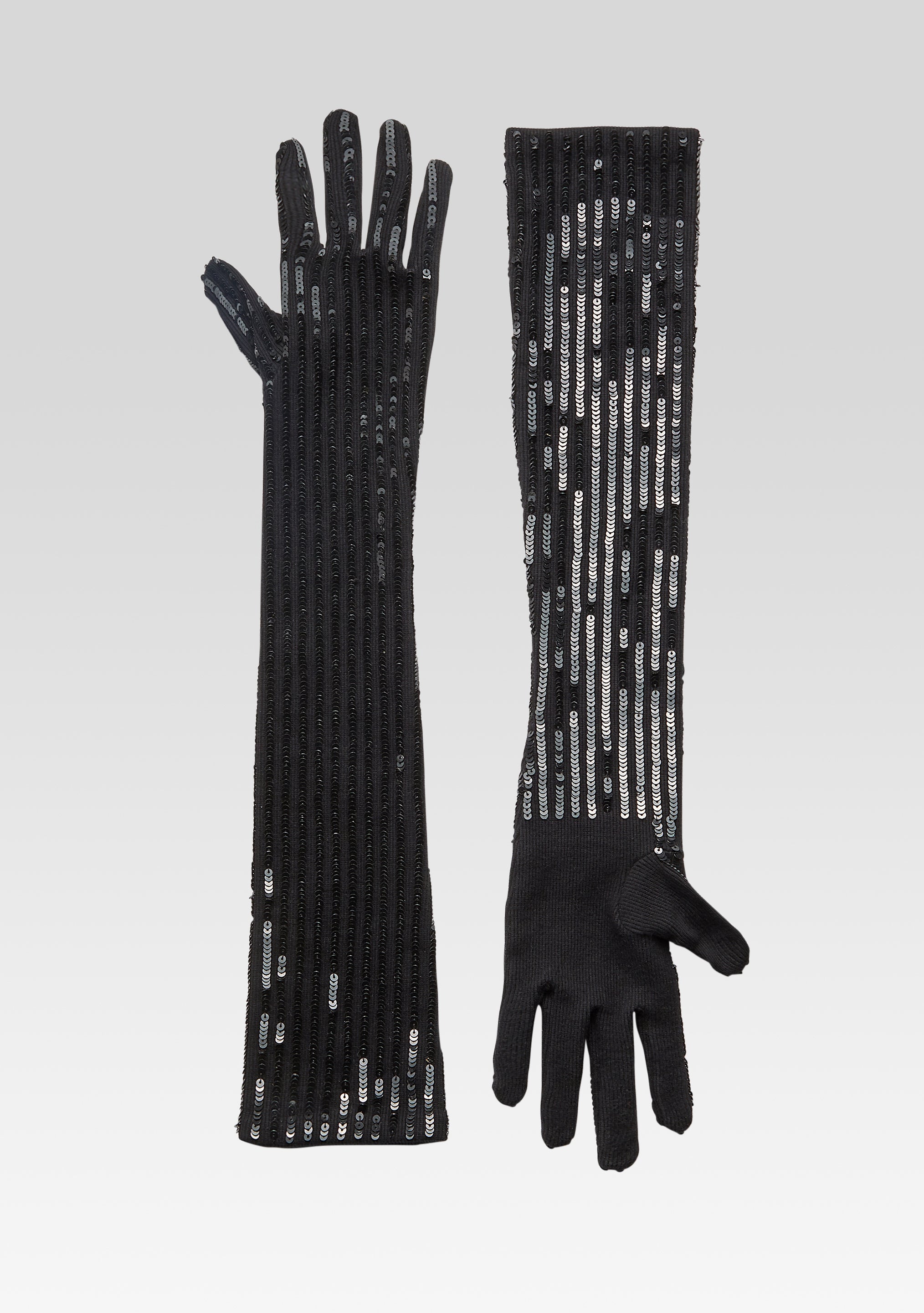 ショッピングオーダー 黒 palace loves me knitted gloves black