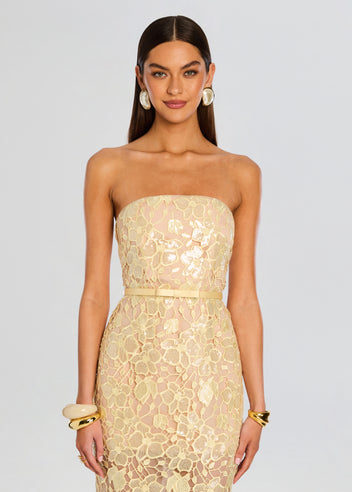 ROWENA ASYM DRESS - WHITE