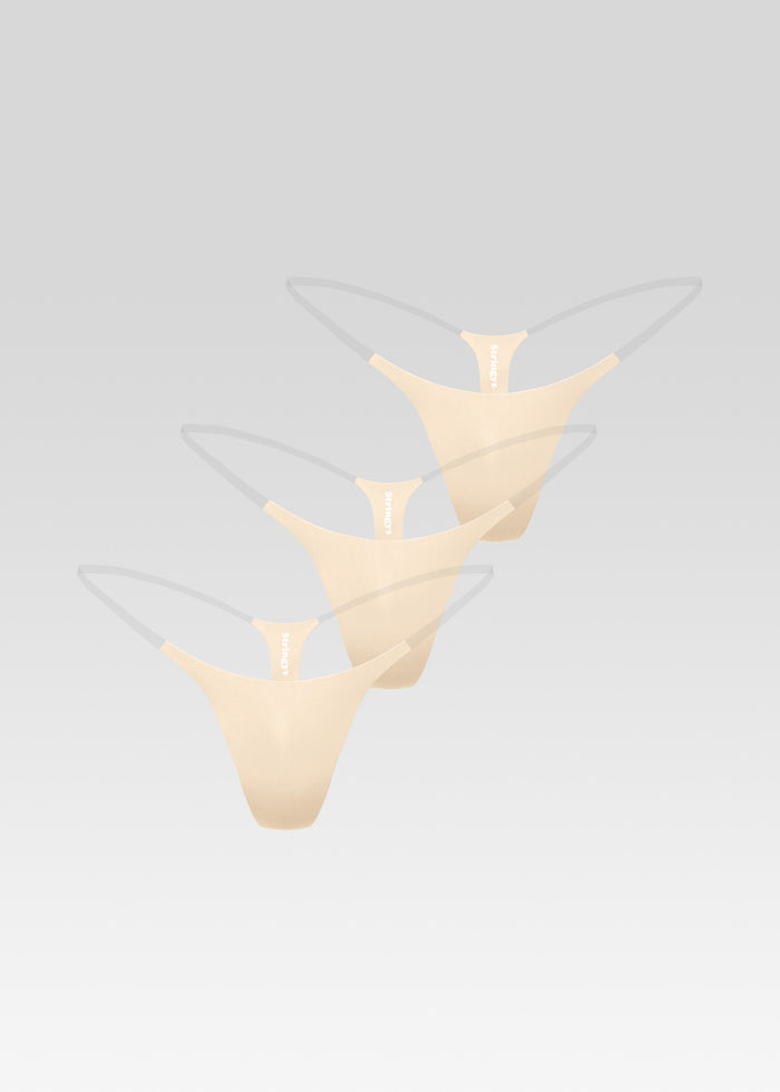 Stringy Invisible Invisible Strap 3-Pack Panty – Retrofete