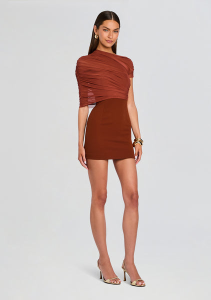 Selma Mini Crepe Dress media 3 of 5
