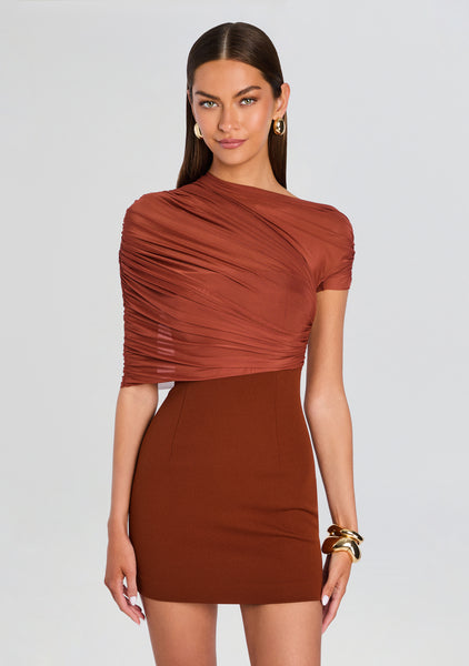 Selma Mini Crepe Dress media 5 of 5