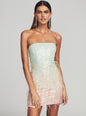 Anastasia Sequin Feather Dress - Retrofete