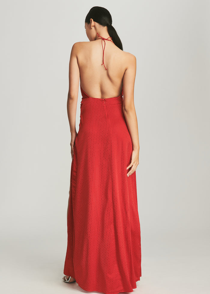 Ceres Embellished Silk Dress - Retrofete media 4 of 5