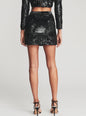 Ansley Feather Sequin Skirt - Retrofete