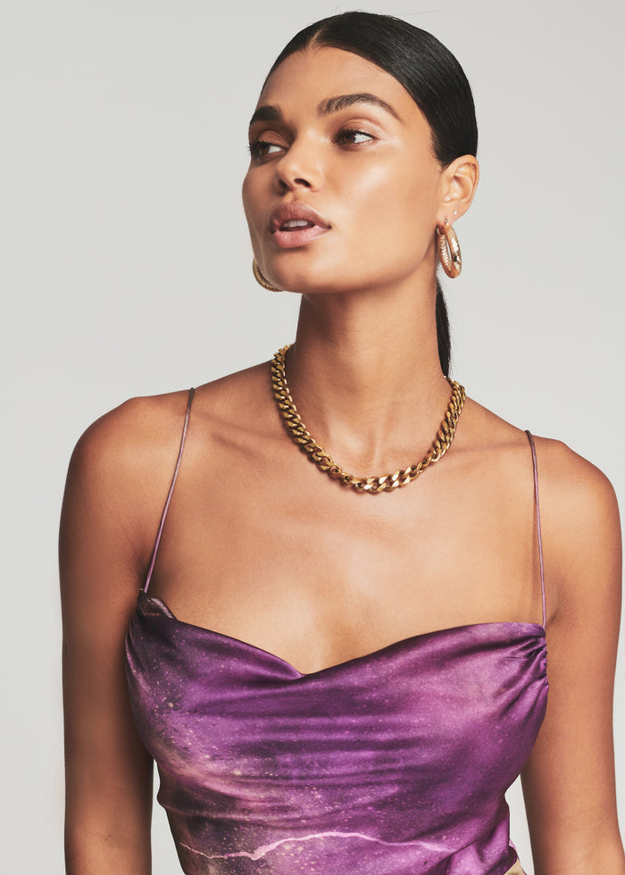 Marlene Silk Dress - Retrofete