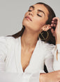Hoop Letter Earring - Retrofete