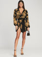 Gabrielle Sequin Palm Robe - Retrofete