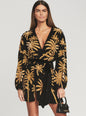 Gabrielle Sequin Palm Robe - Retrofete
