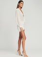 Lennon Embellished Silk Chiffon Dress - Retrofete