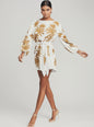 Grace Sequin Palm Dress