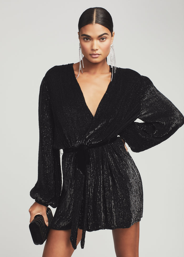 Gabrielle Sequin Robe - Retrofete