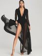 Angela Silk Chiffon Dress - Retrofete