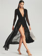Angela Silk Chiffon Dress - Retrofete